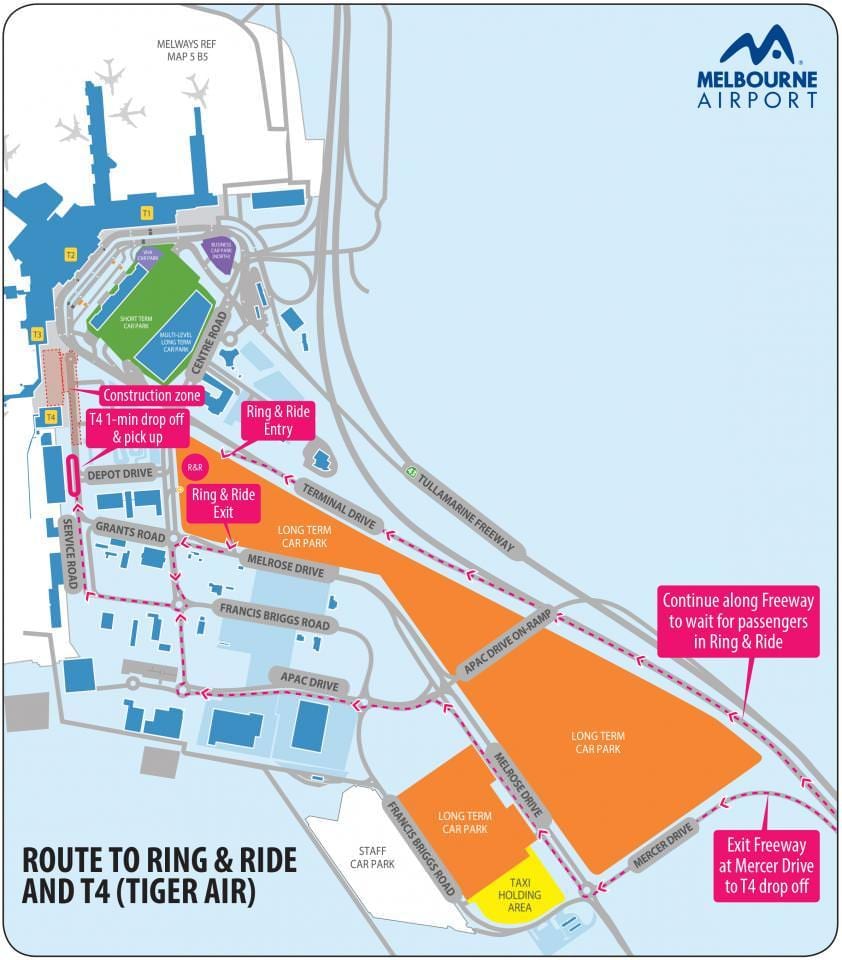 Tullamarine mappa