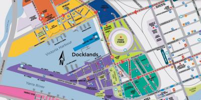 Docklands Melbourne mappa