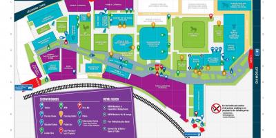Mappa di Melbourne Showgrounds