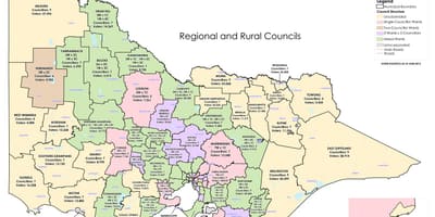 Mappa Di Victoria, In Australia